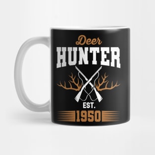 Gifts for 71 Year Old Deer Hunter 1950 Hunting 71th Birthday Gift Ideas Mug